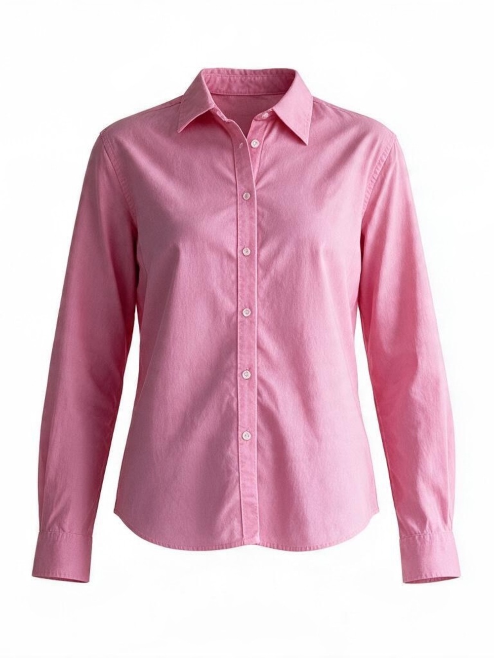 Ralph Lauren Women's Pink Button-Down Shirt XL Non Iron Preppy Collar L/S
